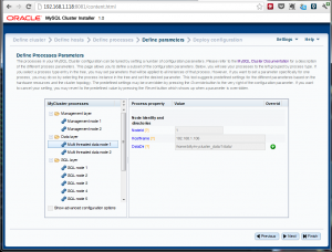 Optionally override recommended configuration parameters