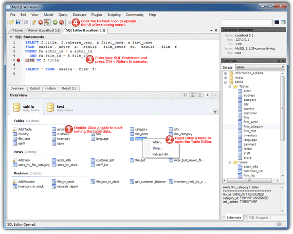 MySQL :: MySQL Workbench 5.2 Quick-Start Tutorial