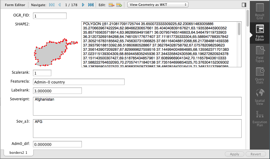 MySQL :: MySQL Workbench 6.2: Spatial Data