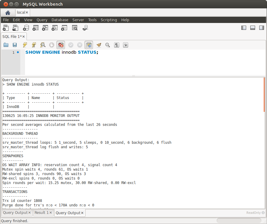 MySQL :: MySQL Workbench: Vertical Query Output