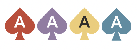 MySQL ACEs (Ace symbols in multiple colors)