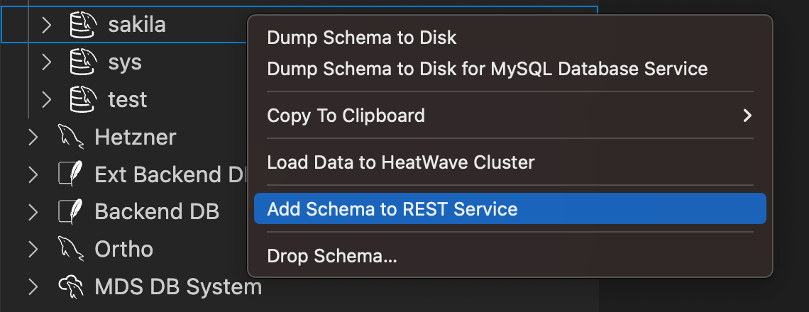 Adding a Database Schema