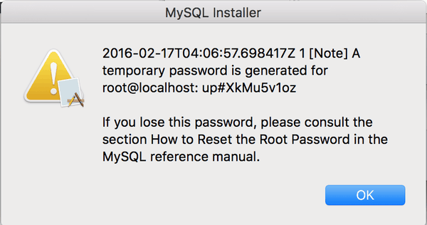 steps to install mysql on mac