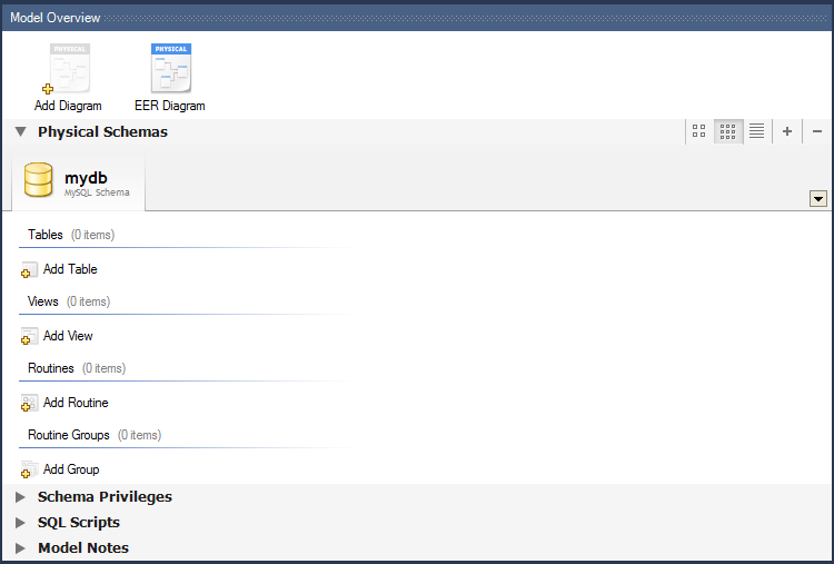 Schema item. Rename database MYSQL.